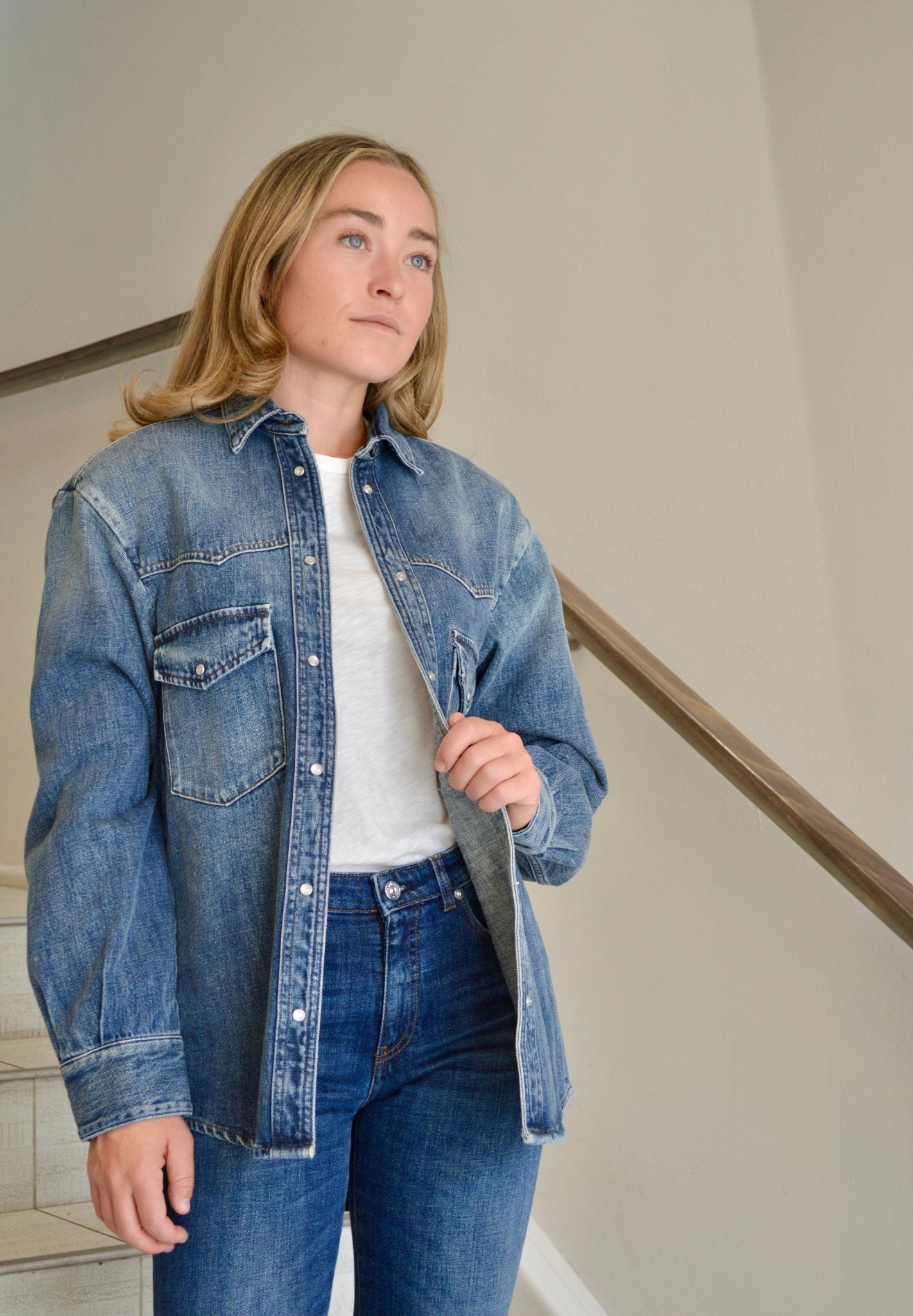 Ketty Denim Overshirt - The Collective Park City