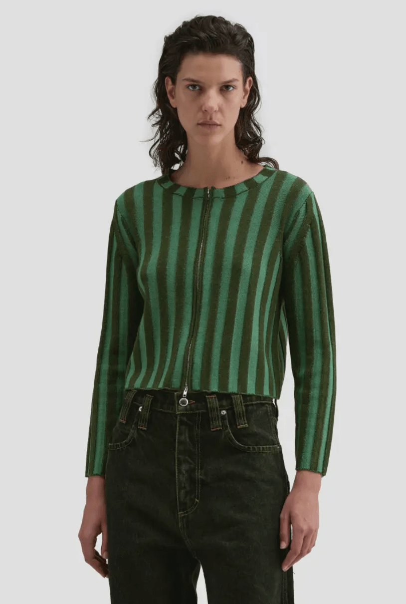 Keyboard Zip Cardigan Sweater - The Collective Park City