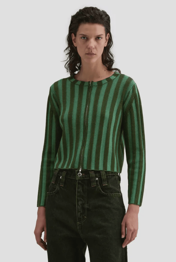 Keyboard Zip Cardigan Sweater - The Collective Park City