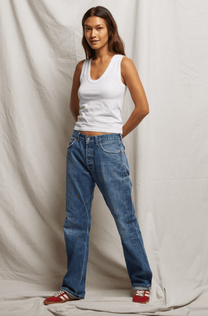 khara U - Neck Tank Top - White - The Collective Park City