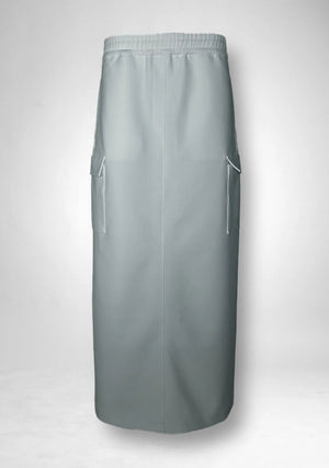 Khloe Long Cargo Skirt - The Collective Park City