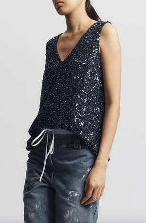 Kinley Beaded Top - The Collective Park City