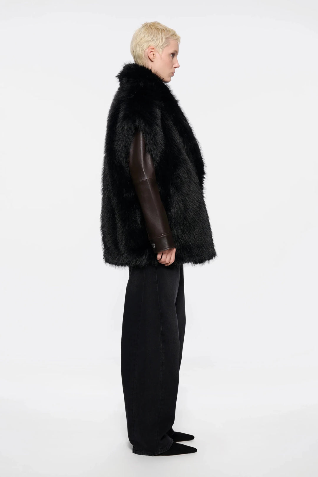 Kinley Faux Fur Vest - The Collective Park City