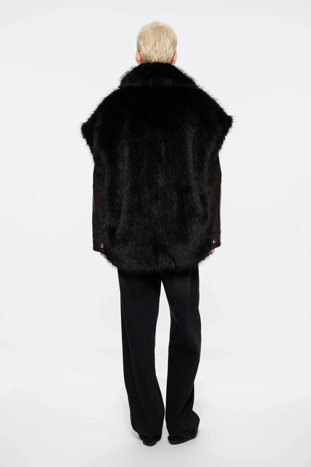 Kinley Faux Fur Vest - The Collective Park City