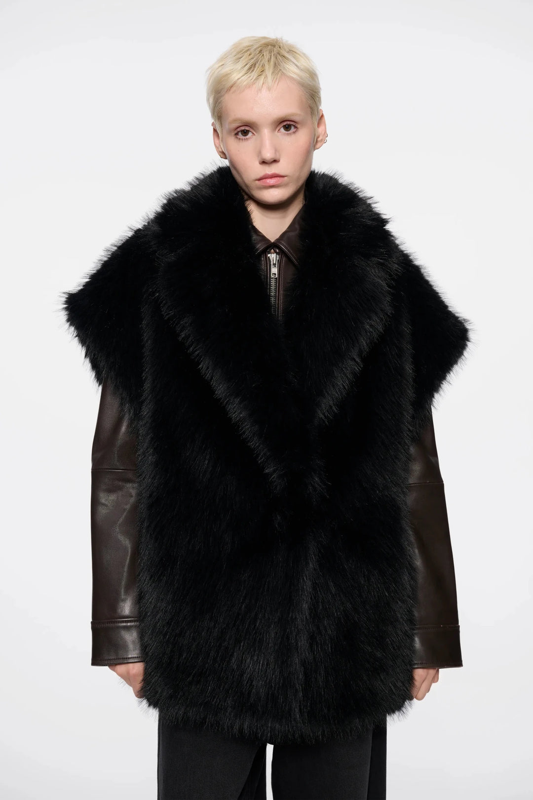 Kinley Faux Fur Vest - The Collective Park City