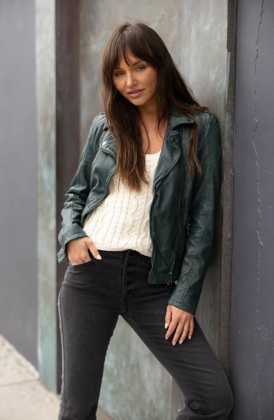 Kira Leather Jacket - The Collective Park City