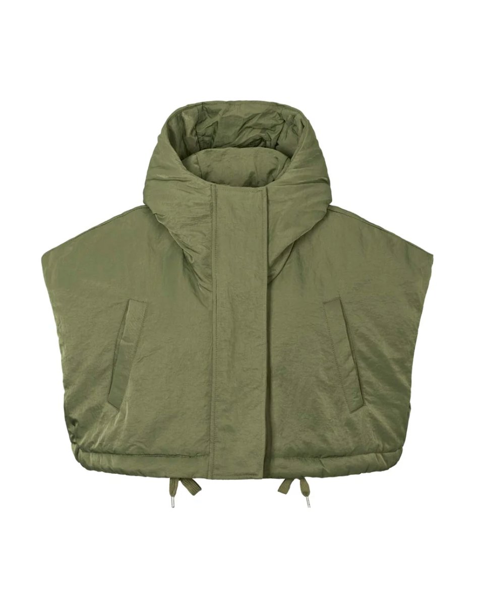 Kiwi Bolstered Puffy Vest - The Collective Park City