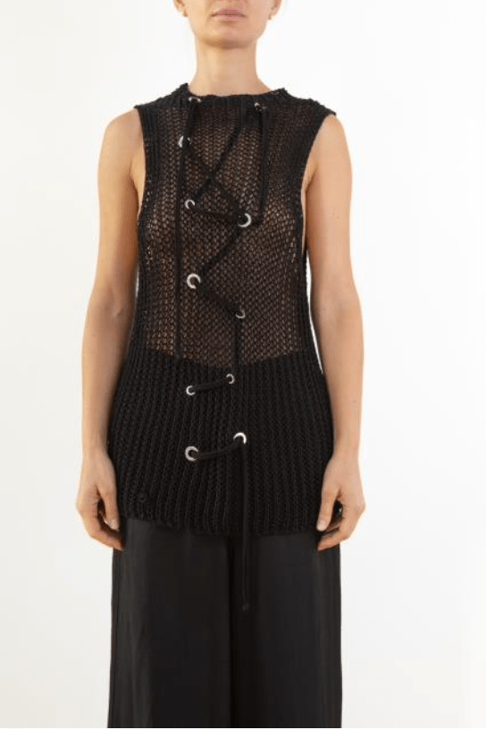 Knit Linen Tank Top - The Collective Park City