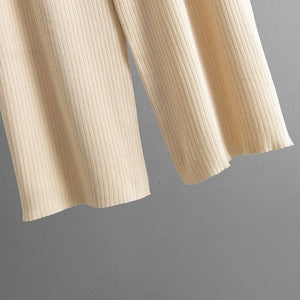 Knit Wide Leg Pant - The Collective Park City