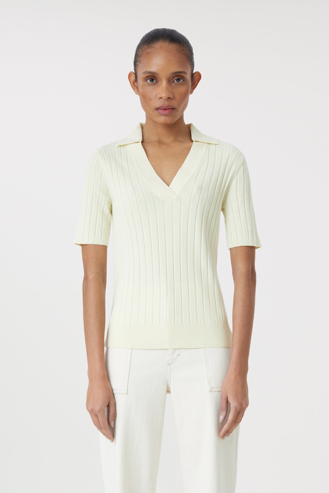 Knitted Polo Shirt - The Collective Park City