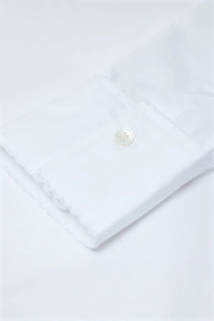 Lace Detail Button - Down Shirt - The Collective Park City