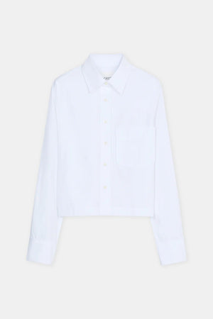 Lace Detail Button - Down Shirt - The Collective Park City