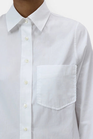 Lace Detail Button - Down Shirt - The Collective Park City