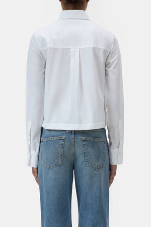 Lace Detail Button - Down Shirt - The Collective Park City