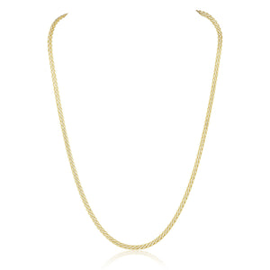 Lainey Two - Tone Chain Necklace - The Collective Park City
