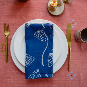 Lana Hand Printed Napkins - Set/4 - The Collective Park City