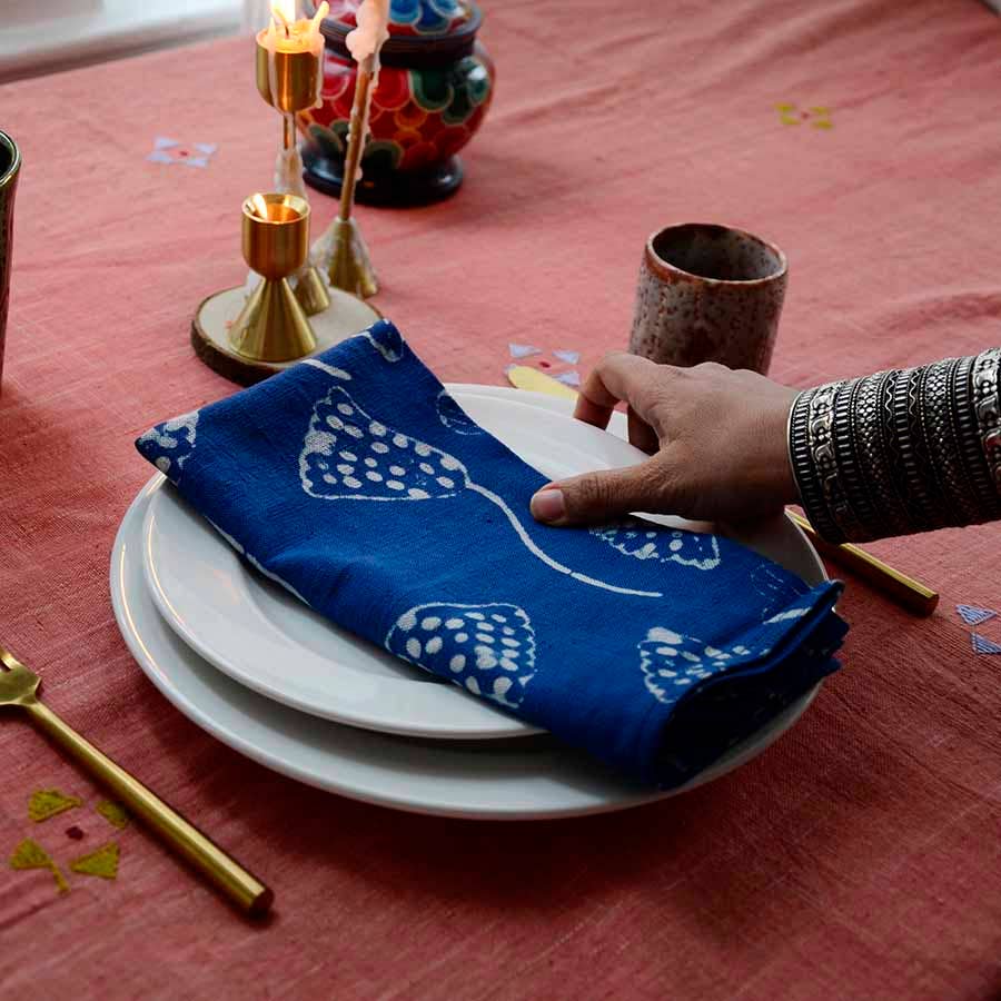 Lana Hand Printed Napkins - Set/4 - The Collective Park City