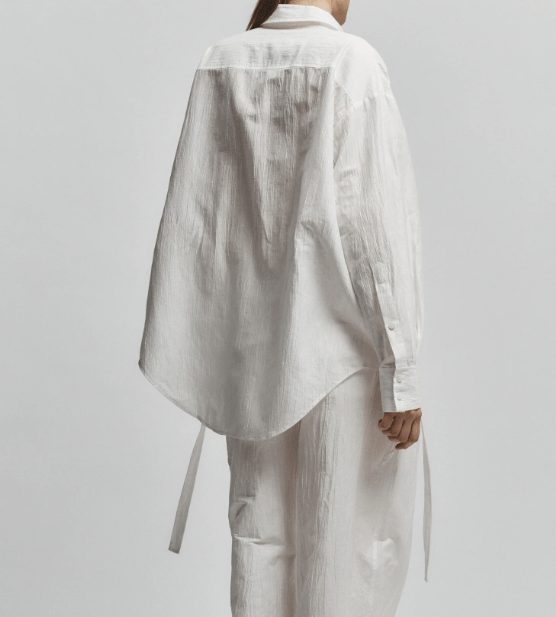 Lara Linen Crinkle Blouse - The Collective Park City