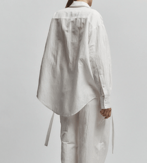 Lara Linen Crinkle Blouse - The Collective Park City