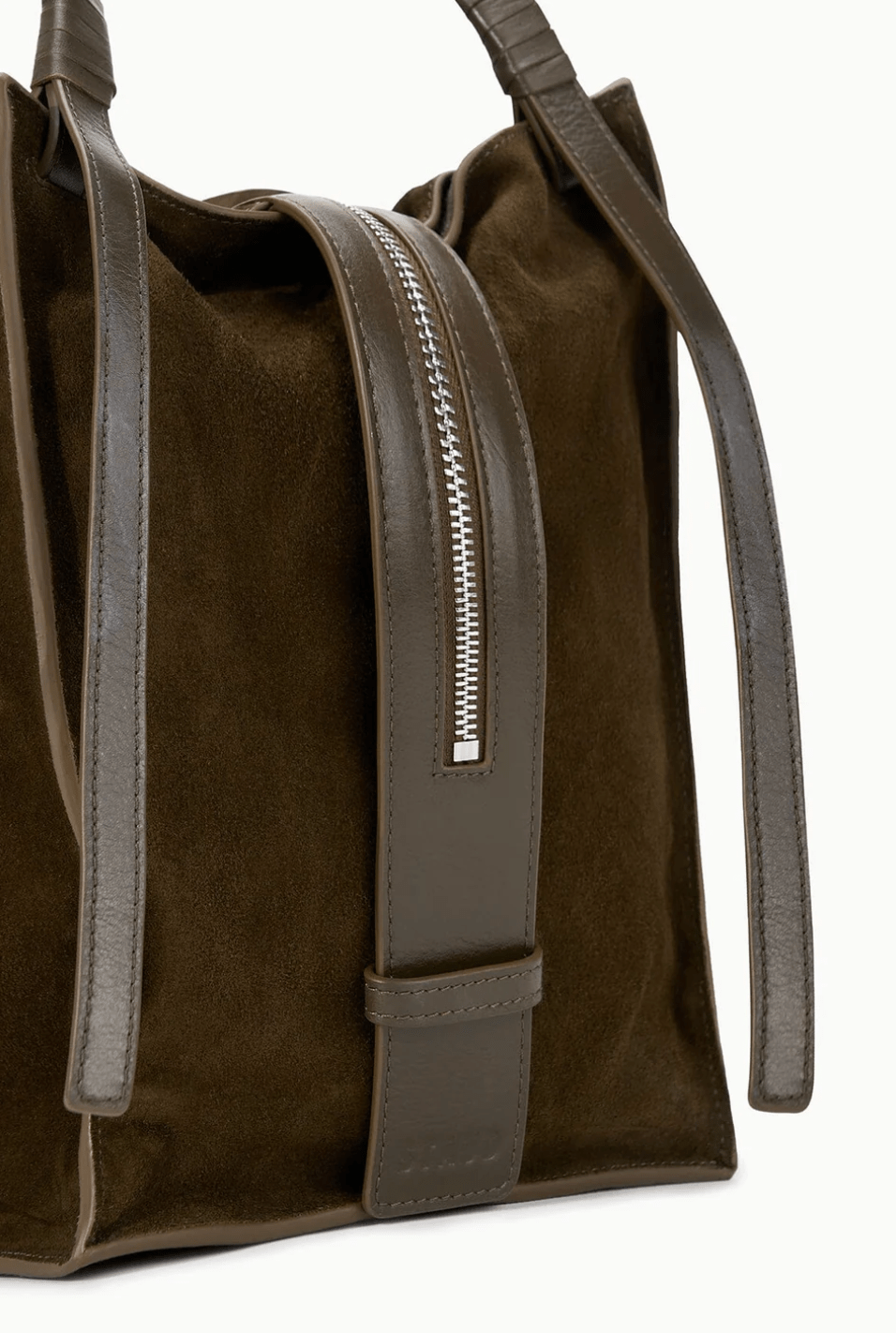 Large Harold Suede bag - Truffle - The Collective Park City