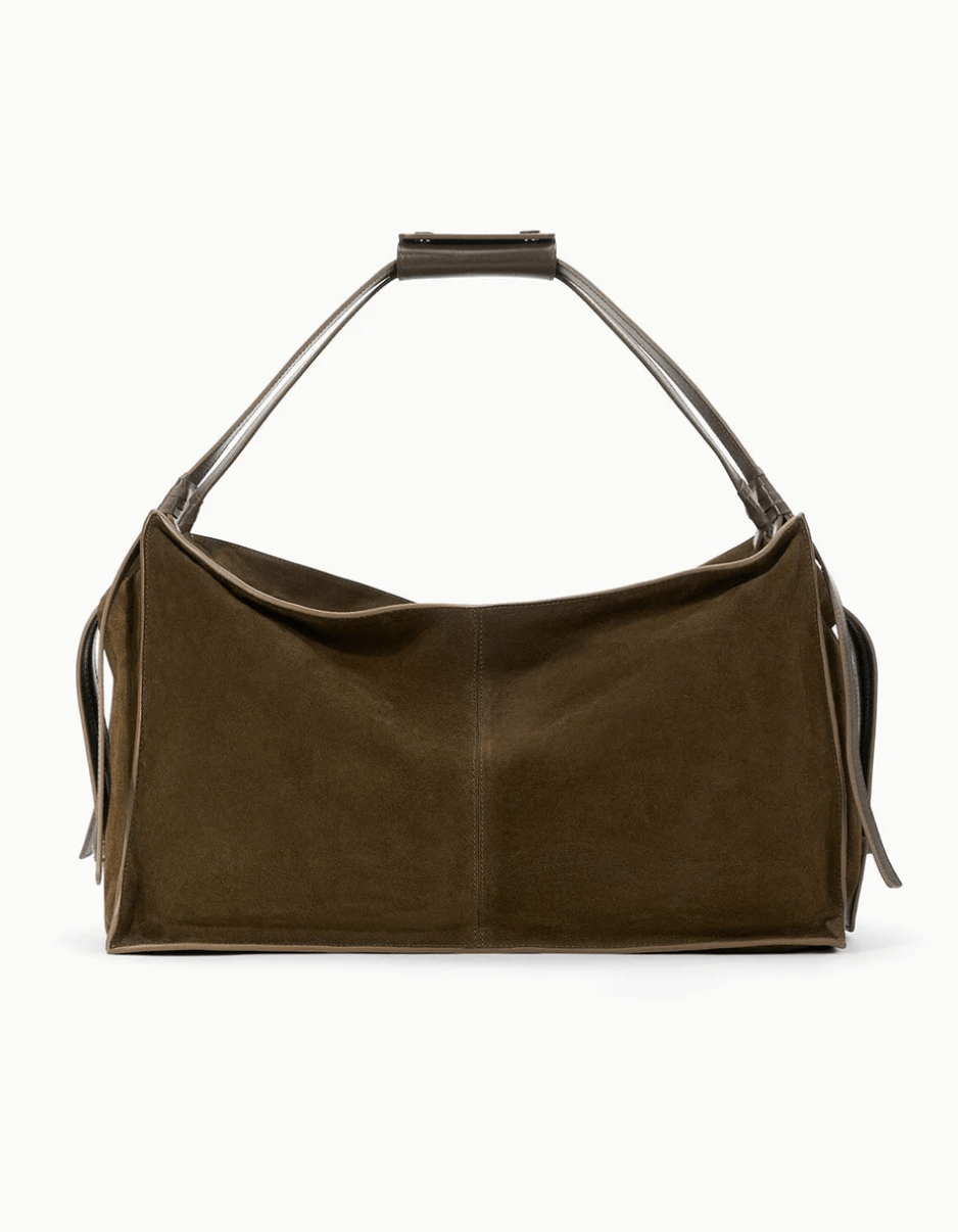 Large Harold Suede bag - Truffle - The Collective Park City