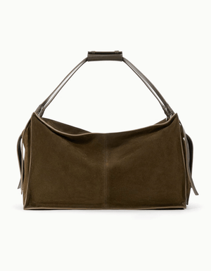 Large Harold Suede bag - Truffle - The Collective Park City