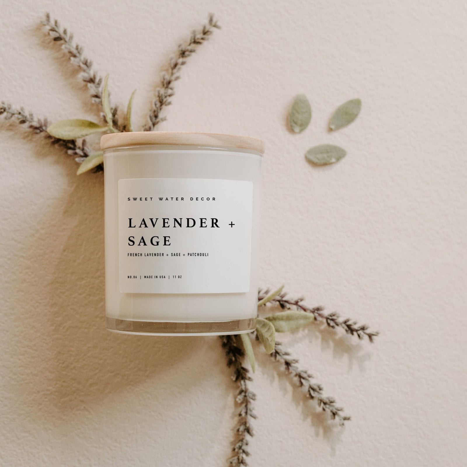 Lavender and Sage 11 oz Soy Candle - The Collective Park City