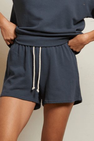 Layla French Terry Sweat Short - Night - The Collective Park City