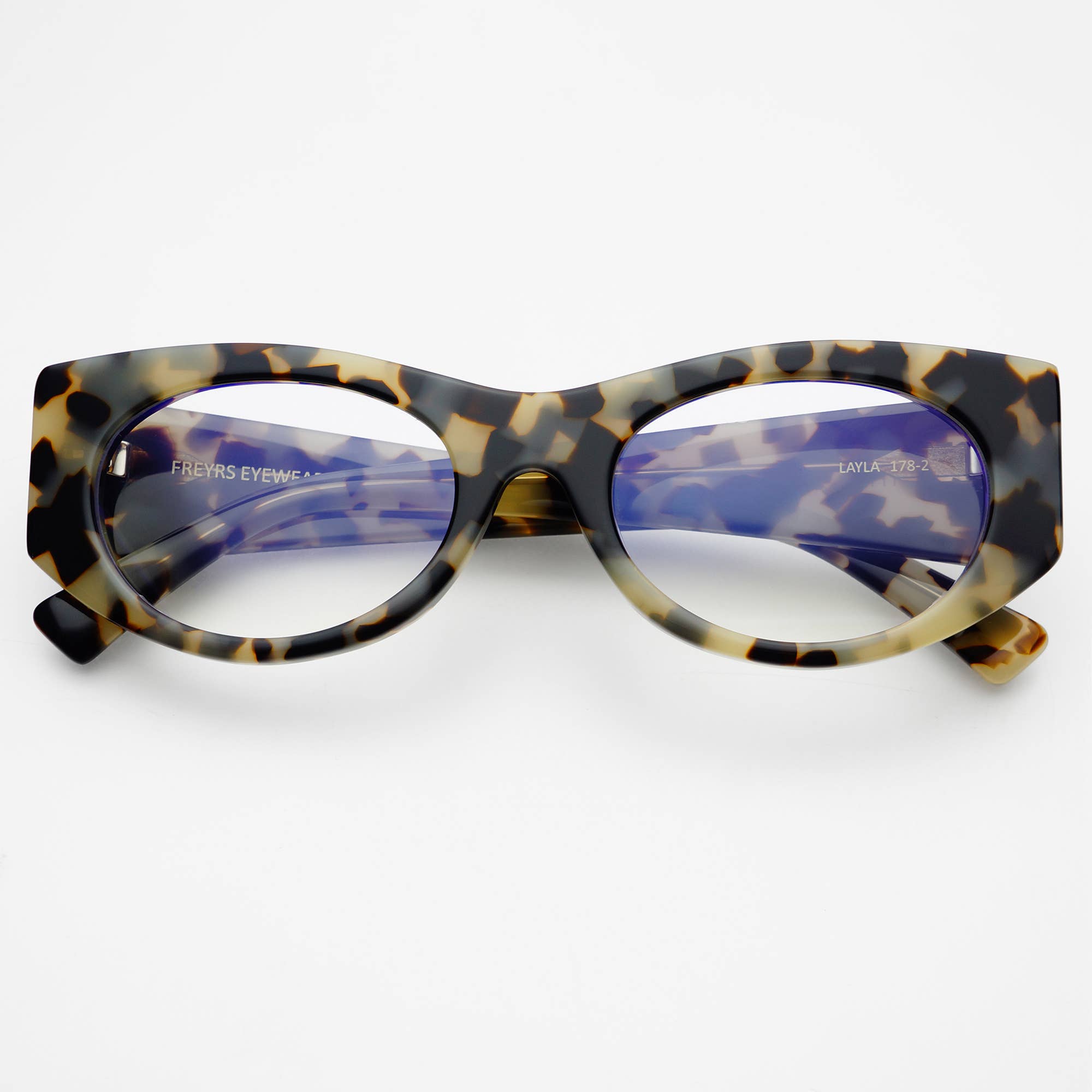 Layla Reader Eyeglasses : Gray Tortoise - The Collective Park City