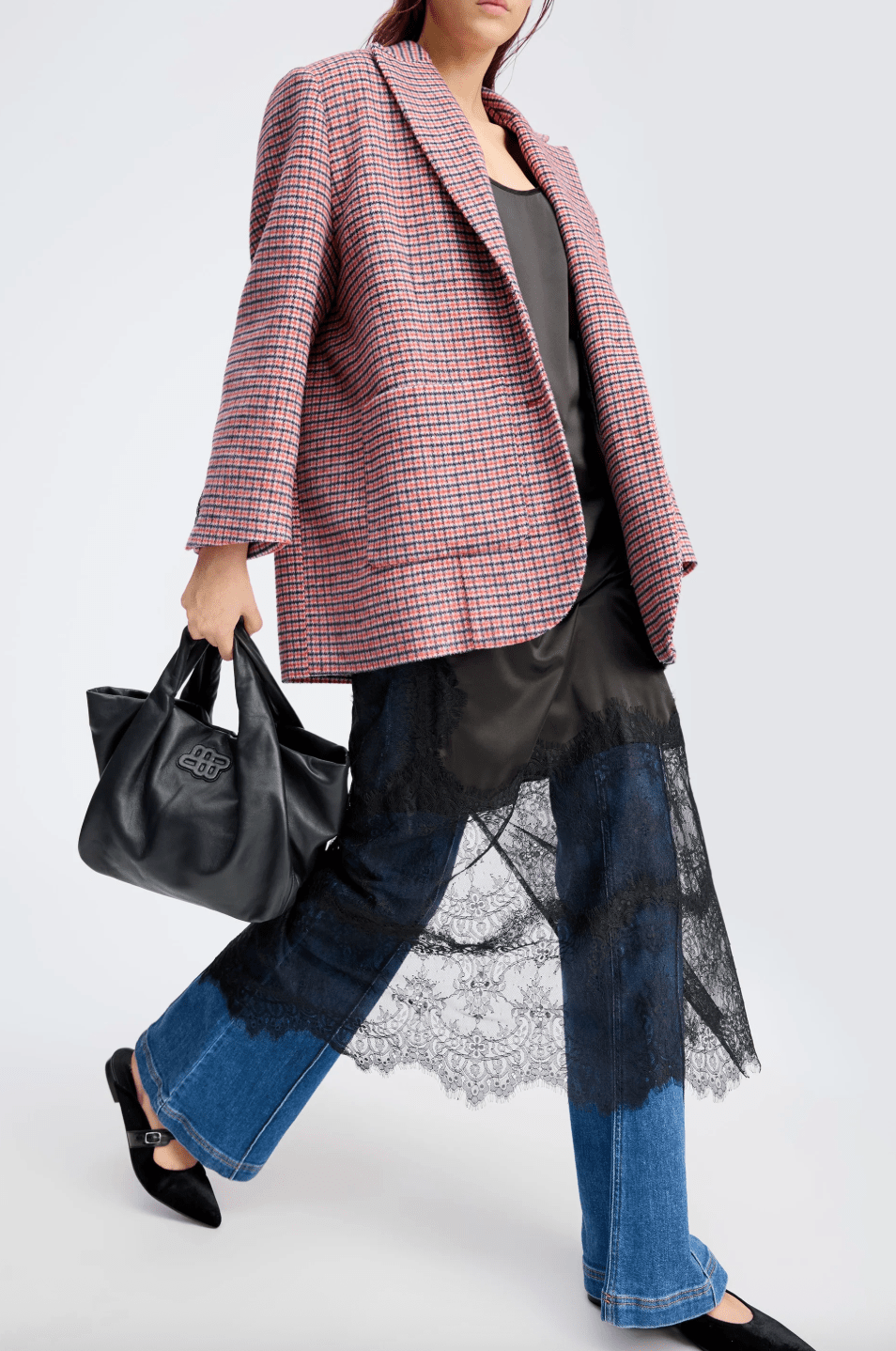 Lazo Lace Slip Dress - The Collective Park City