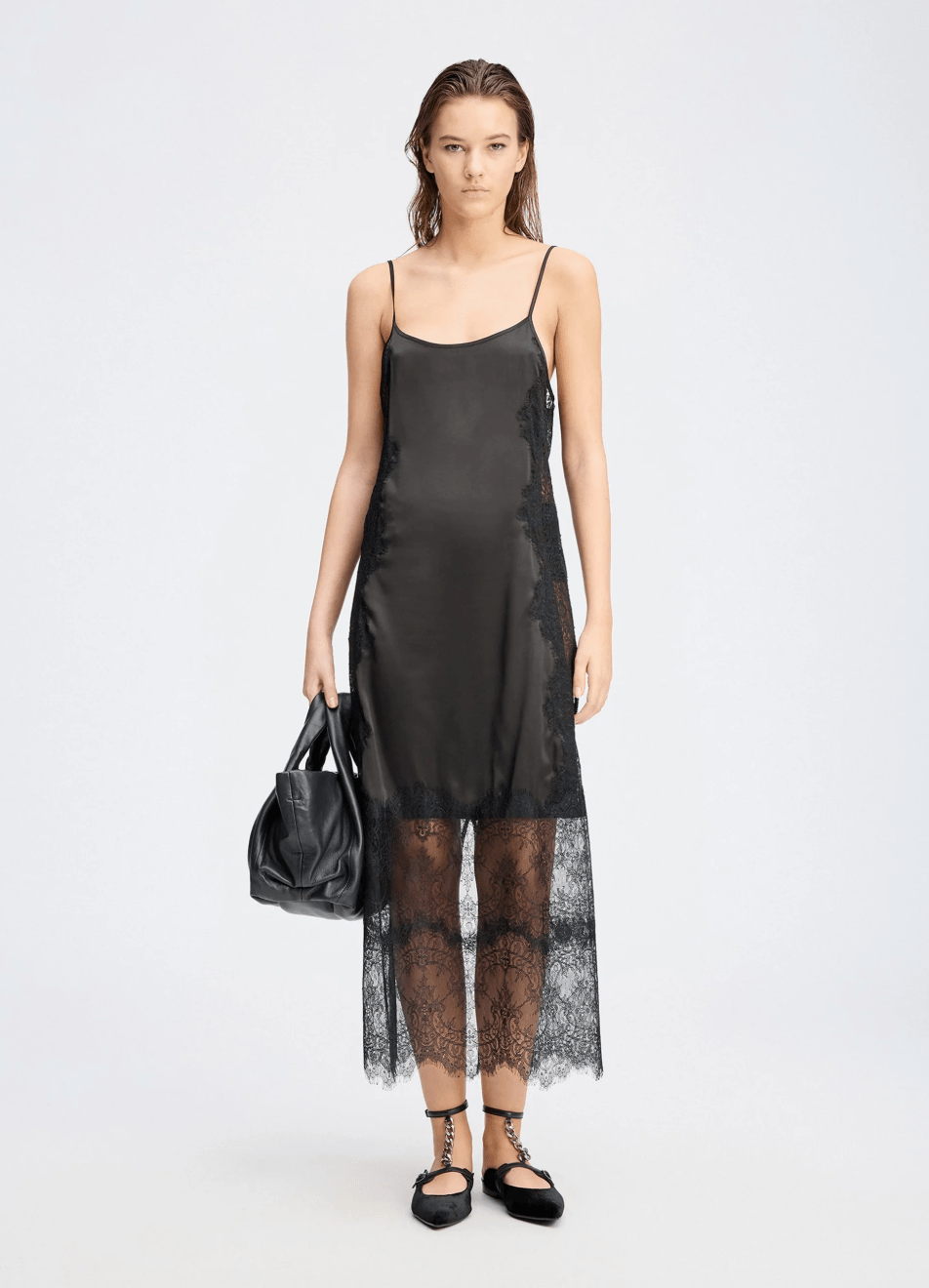 Lazo Lace Slip Dress - The Collective Park City