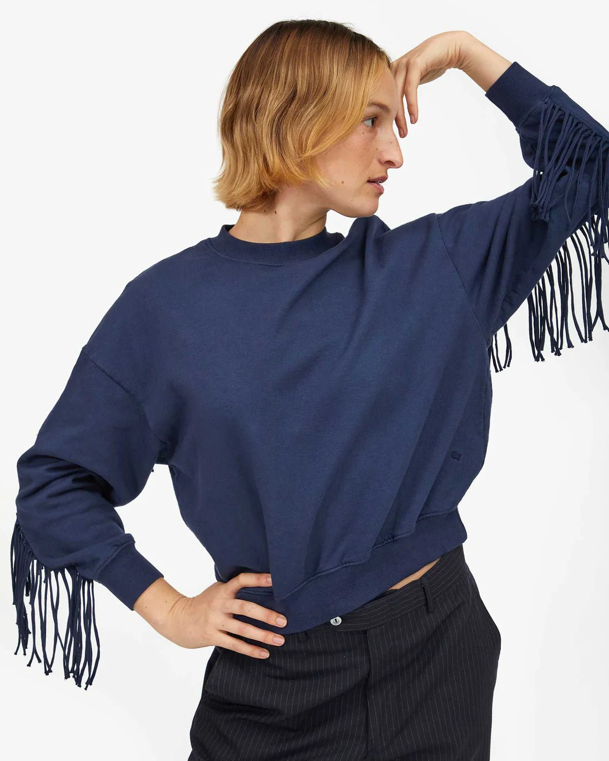 Le Drop Fringe Sweatshirt - The Collective Park City