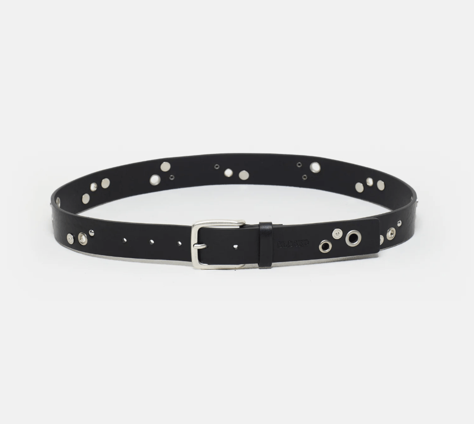 Leather Belt with Studs - The Collective Park City