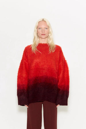 Leith Ombre Sweater - Coral - The Collective Park City