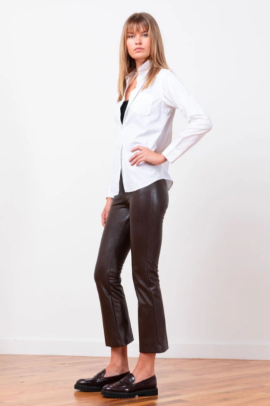 Leo Vegan Leather Pant - The Collective Park City