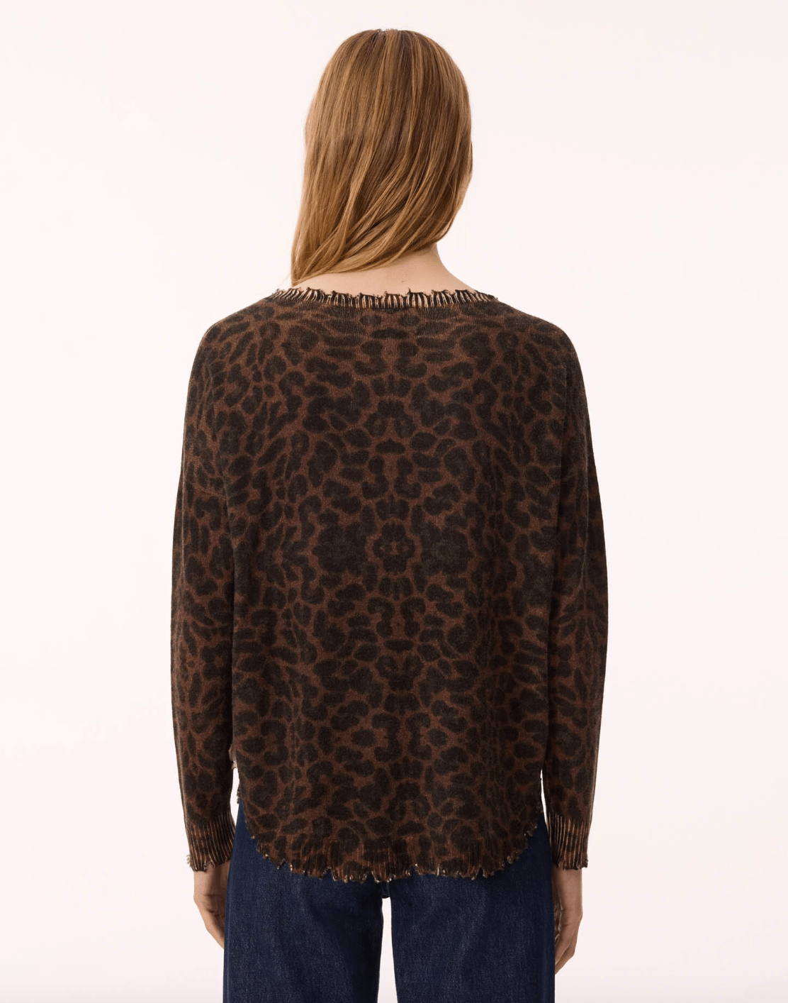 Leopard Melah Cashmere Sweater - The Collective Park City