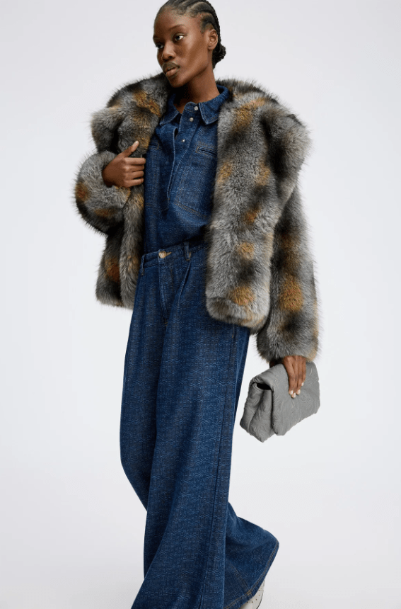 Lestine Faux Fur Coat - The Collective Park City