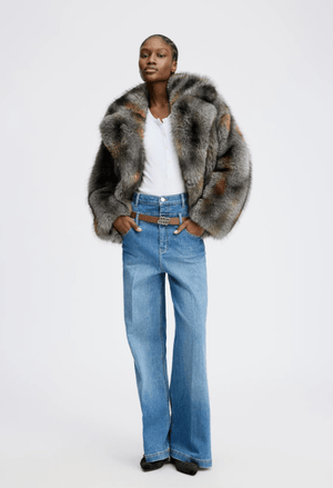 Lestine Faux Fur Coat - The Collective Park City