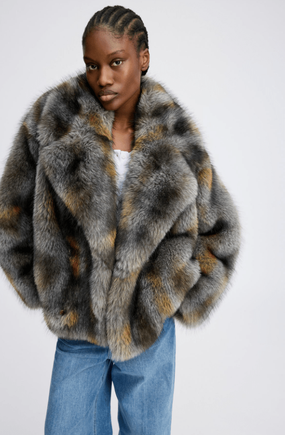 Lestine Faux Fur Coat - The Collective Park City