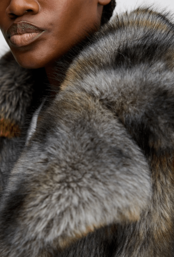 Lestine Faux Fur Coat - The Collective Park City