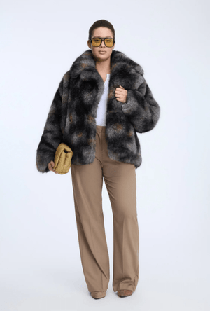 Lestine Faux Fur Coat - The Collective Park City