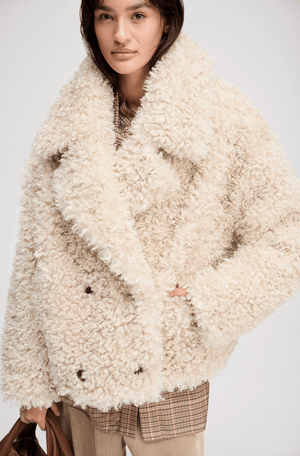 Lestine Faux Furry Coat - The Collective Park City