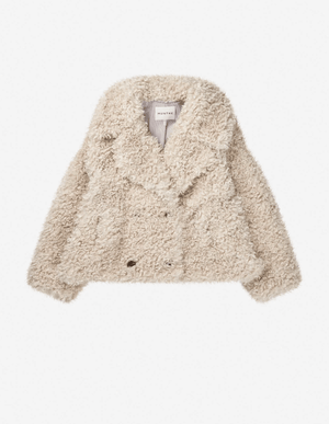 Lestine Faux Furry Coat - The Collective Park City