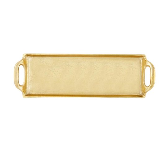 Lg Gold Aluminum Tray - The Collective Park City