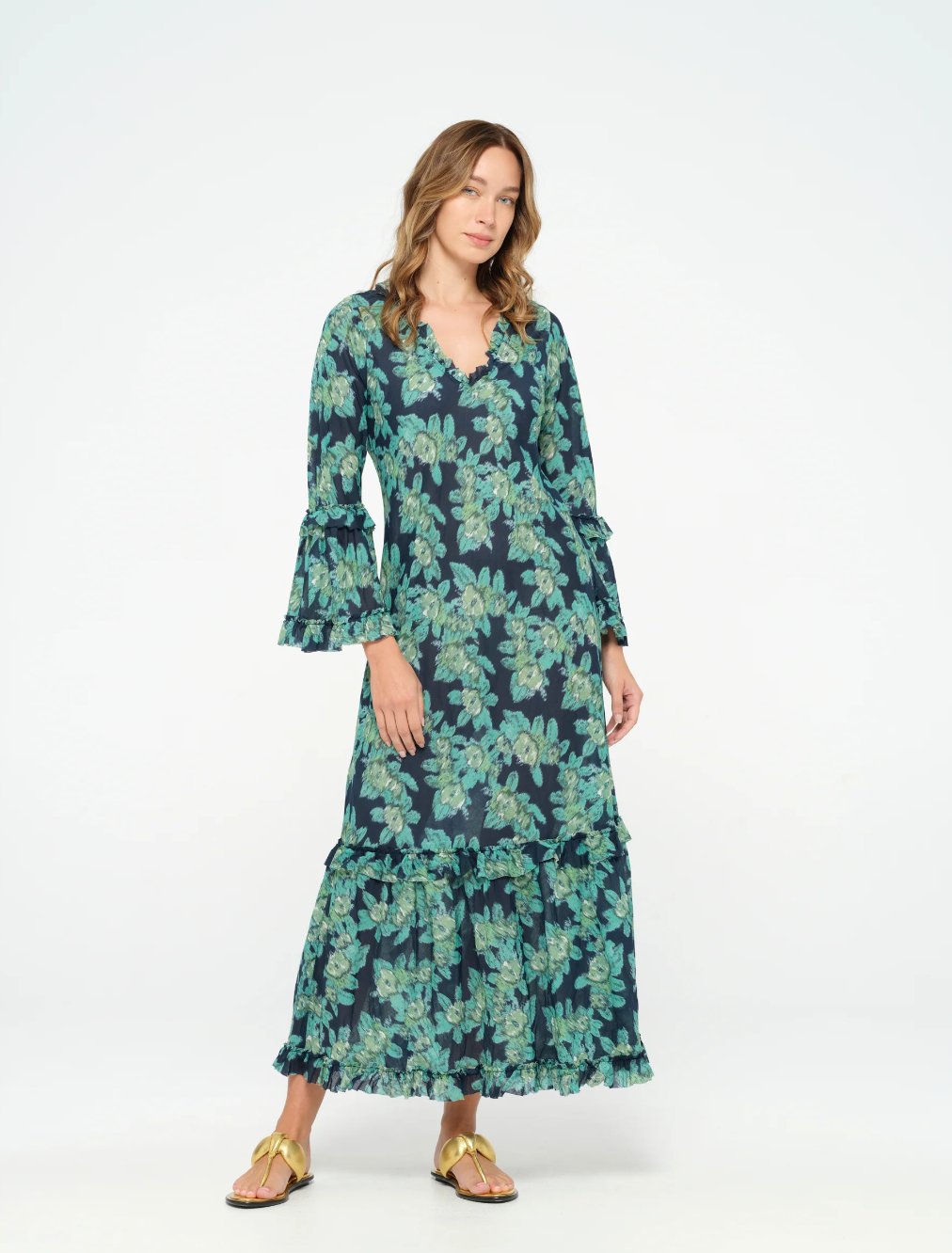 Liguria Long Indi Dress - The Collective Park City