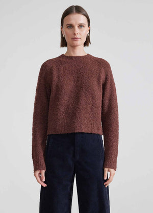 Liisa Textured Crop Sweater - The Collective Park City