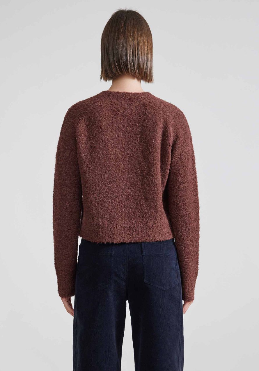 Liisa Textured Crop Sweater - The Collective Park City