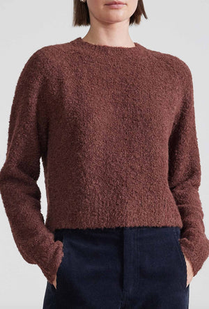 Liisa Textured Crop Sweater - The Collective Park City