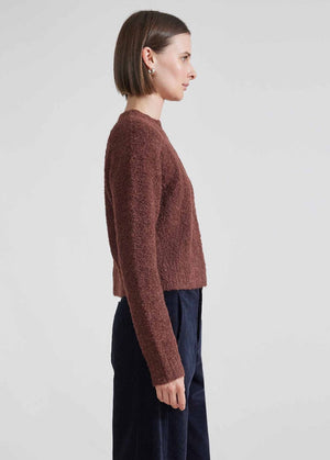 Liisa Textured Crop Sweater - The Collective Park City