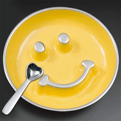 Lil Smile Dish with Heart Spoon - The Collective Park City